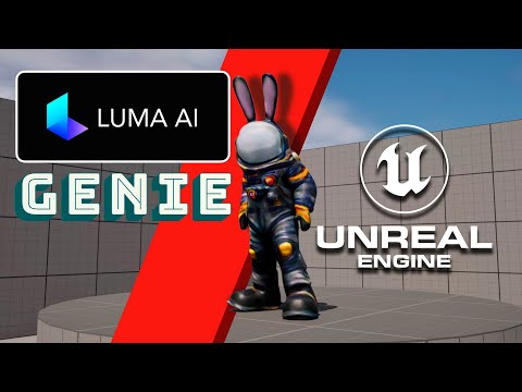 Transforming Text to playable 3D Character: Genie to Unreal Engine