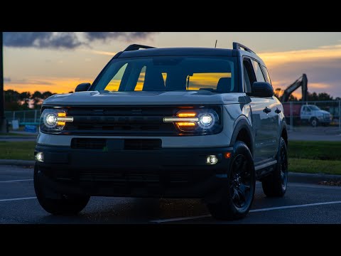 AT NIGHT: 2024 Ford Bronco Sport Nighttime Review | Lighting Features & Usability at Night