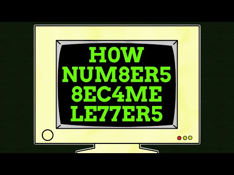 How Numbers Became Letters