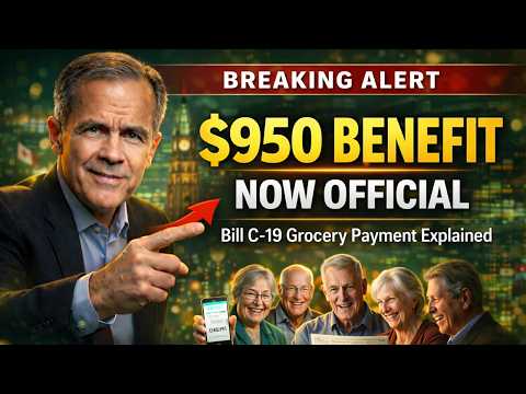 OFFICIAL  Mark Carney Signs Bill C 19! How to Claim Your $950 Grocery Benefit Today  1080p caption