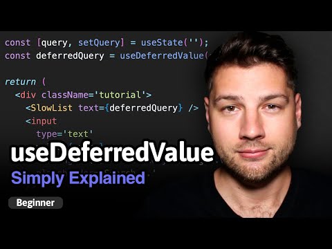 Learn React Hooks: useDeferredValue - Simply Explained!