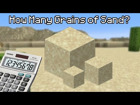 How Many Grains of Sand are in a Sand Block?
