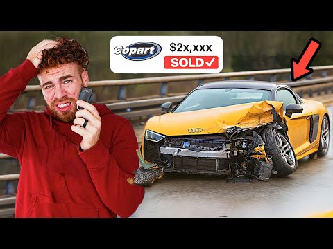 I BOUGHT the CHEAPEST, Wrecked Audi R8 V10 in the Country and it's INSANE...