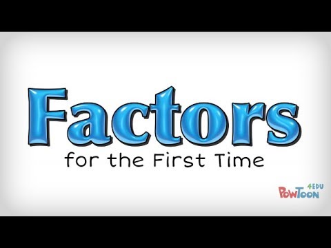 Factors for the First Time