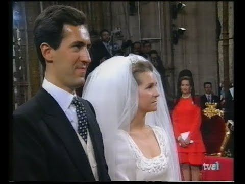 TVE 1 - Fragmento Boda Real Infanta Elena y Jaime de Marichalar (19-3-1995)