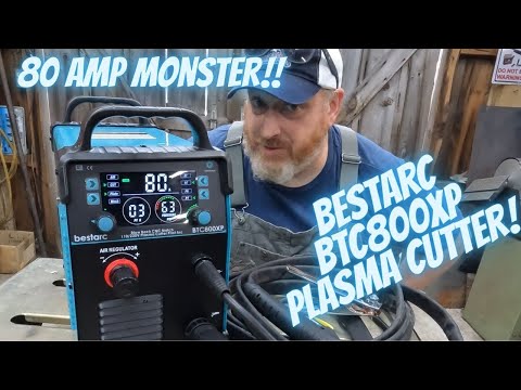 BESTARC BTC800XP CNC ready plasma cutter! 15-min tool review!!! This thing is a monster!! Big CUTS!