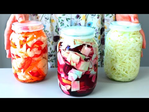 "Health" Jars! I'm showing you how to ferment vegetables with and without salt!