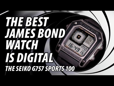 The Best James Bond Watch Is Digital - The Seiko G757 Sports 100