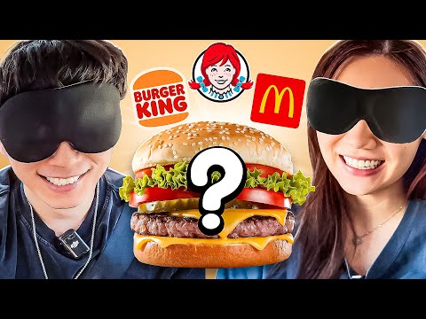 Blind Guess The Burger Challenge with FanFan!