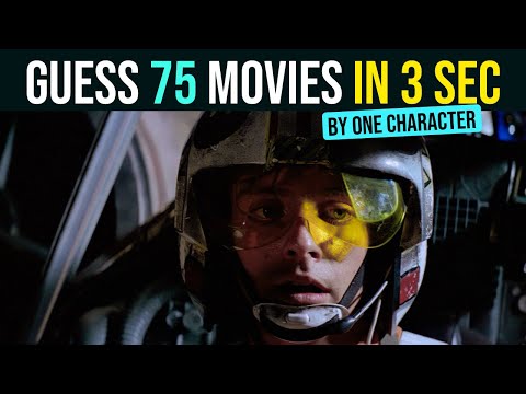 Guess 75 Movies in 3 Seconds from a Single Character Frame