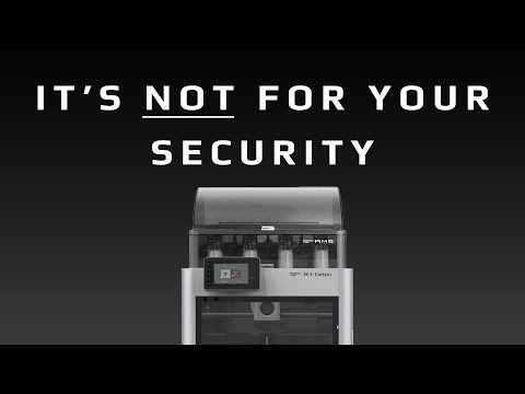 The real reason Bambu is locking down their firmware… (and why Developer Mode is NOT enough)