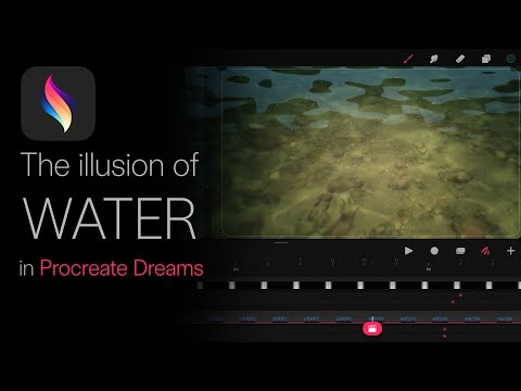 Creating the illusion of WATER in Procreate Dreams