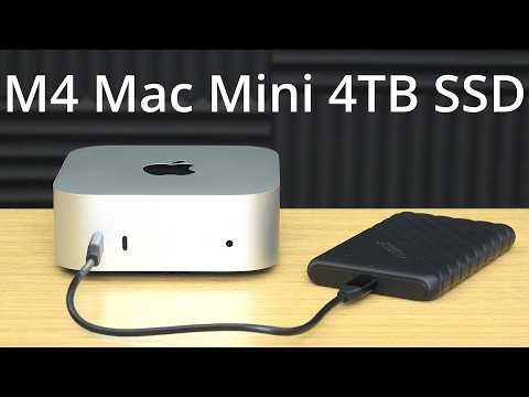 SAVE Money With M4 Mac Mini Storage Use A SATA To USB-C Storage SSD Drive - Build Guide & Speed Test