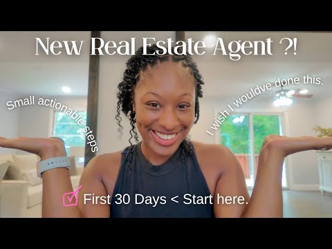 New Real Estate Agent ⁉️Avoid Wasting Time – Do This in your 1st 30 Days 🏡