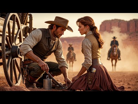 The Wagon Broke And Outlaws Were Closing In, The Cowboy Fixed It Fast While Keeping Watch