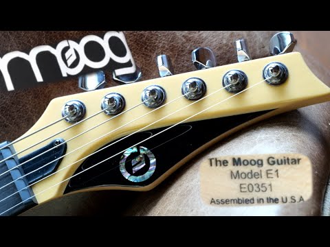 I Got That Crazy MOOG Guitar! | 2009 MOOG E1 Trans Butterscotch E-1 Sustainer Piezo Electric Guitar
