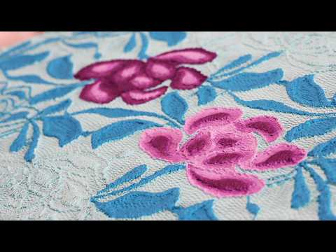 I Tried Painting on Lace (cause sewing lace scares me)