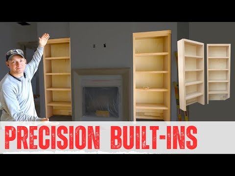 Built-in Book Shelves - Pro Tricks For Flawless Joinery