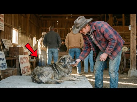 Rejected Dog At Auction Is Bought By A Cowboy, And What Happens Next Moves Everyone