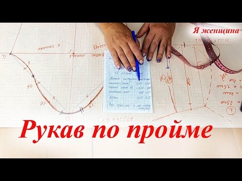 Как построить рукав по пройме правильно и без ошибок. Пошаговый мастер класс