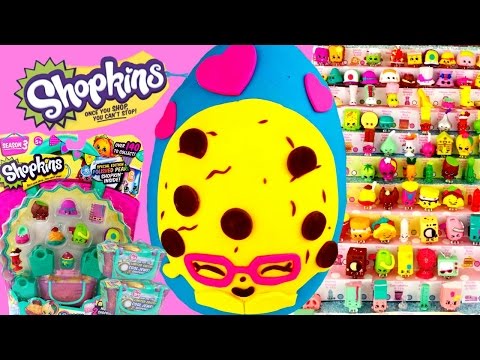 SHOPKINS Season 3 Candy Cookie Play-Doh Surprise Egg!