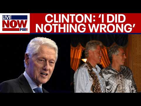 EPSTEIN PROBE: Bill Clinton denies any wrongdoing during testimony to Congress