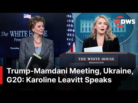 FULL BRIEFING: Press Secretary Leavitt Provides Full Update on Trump-Mamdani, Ukraine & G20 | AC1E