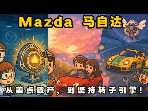 从差点破产，到坚持转子引擎！别人早放弃了，但 Mazda 偏要坚持到底！Mazda 靠什么在巨头夹缝中活下来？