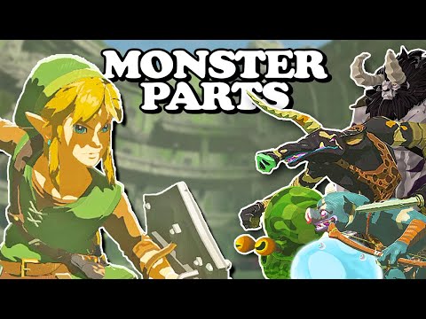What EVERY Enemy Part is Used For & Where To Farm Them Zelda Breath of The Wild | BotW