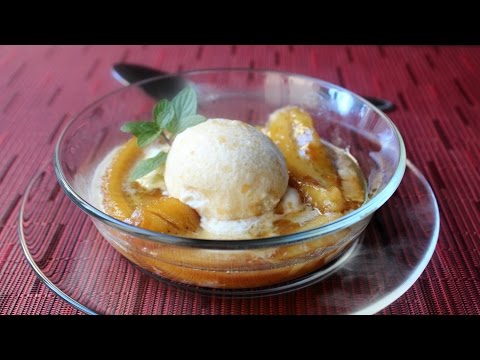 Bananas Foster Recipe - Caramelized Banana Flambe