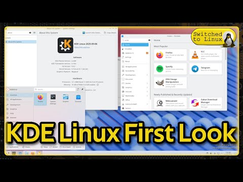KDE Linux | First Look - Immutable Arch KDE Distro