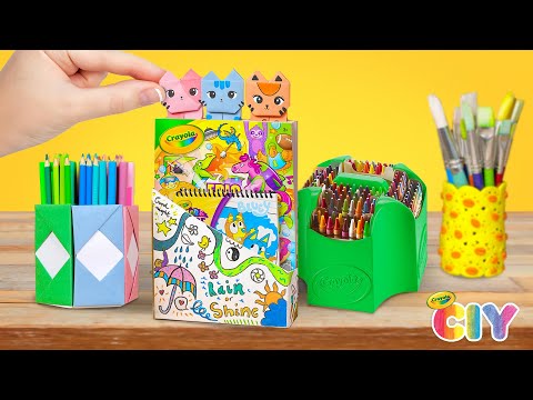 Easy Way to Organize Your Desk | Back to School Crafts for Kids