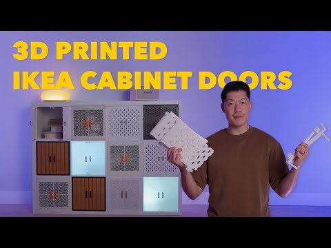 IKEA Didn't See This Coming: Fully 3D Printed Cabinet Doors