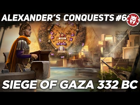 Siege of Gaza 332 BC - Ancient History DOCUMENTARY
