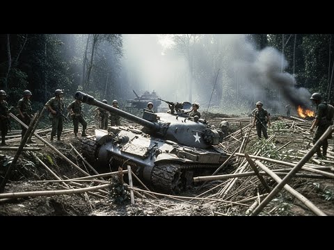 They Laughed at Bamboo Traps — Until Tanks Started Falling In | Vietnam War Footage