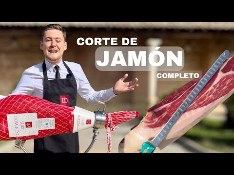 Corte de JAMÓN desde el principio hasta el final TUTORIAL