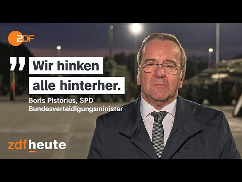 Verteidigungsminister Pistorius ruft zur Stärkung der Luftverteidigung auf | heute journal