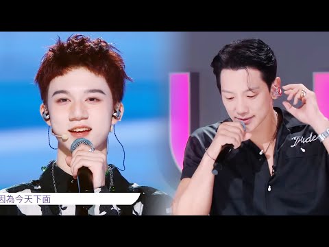 Rain praised Zhao Tianyi for being very confident today and dancing very well