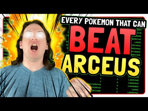 I Used Math to find EVERY Pokémon stronger than Arceus! (TheChiptide Show)