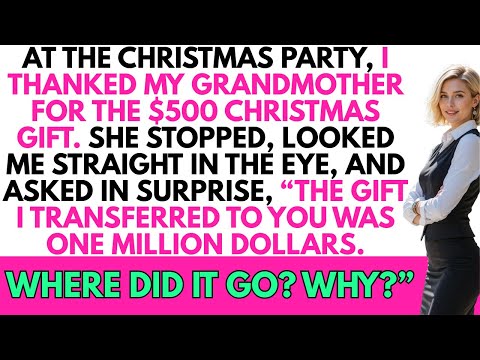 At Christmas dinner I thanked my grandma for $500—she froze and said she wired $1,000,000, Why...?