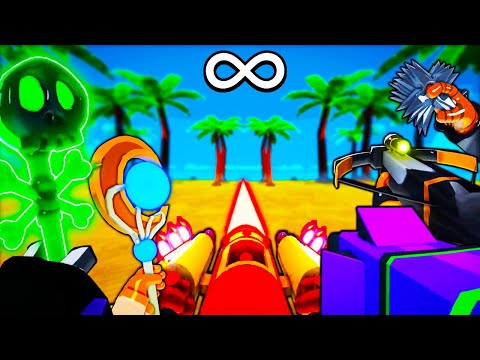 EVERY CLASS vs Round 40+ in CO-OP FPS BLOONS