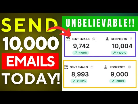 How To Send Bulk Emails For FREE 2025 (10,000 Emails Per Day)