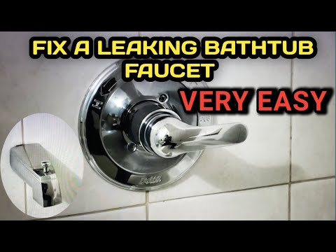 How to Fix Leaking Bathtub Faucet
