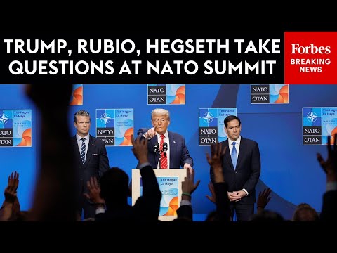 BREAKING NEWS: Trump, Rubio, & Hegseth Take Question After Question At The 2025 NATO Summit