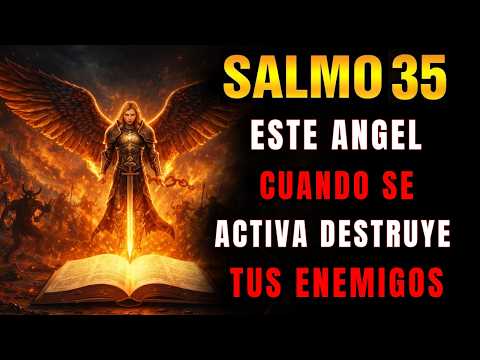 SALMO 35: ACTIVA al ÁNGEL DE DIOS  y DESTRUYE a tus ENEMIGOS HOY