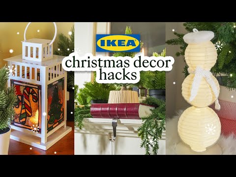 budget Christmas decor DIYs to do in an afternoon | IKEA hacks
