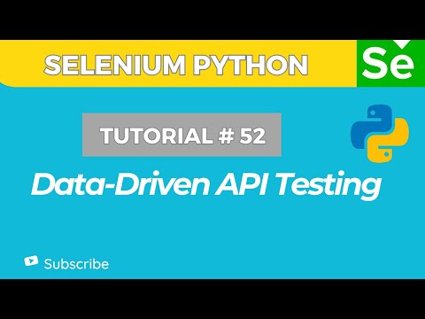 How to Perform Data Driven API Testing in Python (Selenium + Excel)