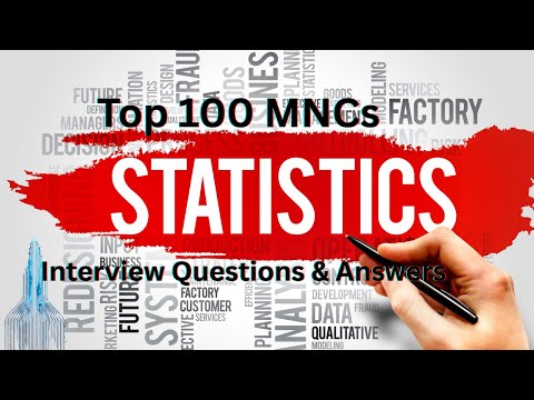 AI Statistics -Top 100 MNCs Interviews Question & Answers -