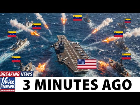 Venezuelan Fleet Surrounds USS George Washington — 31 Seconds From Combat