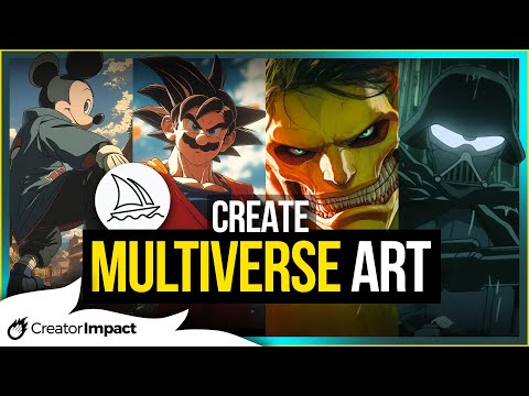 How To Make INSANE Multiverse Art With Midjourney in 2025!